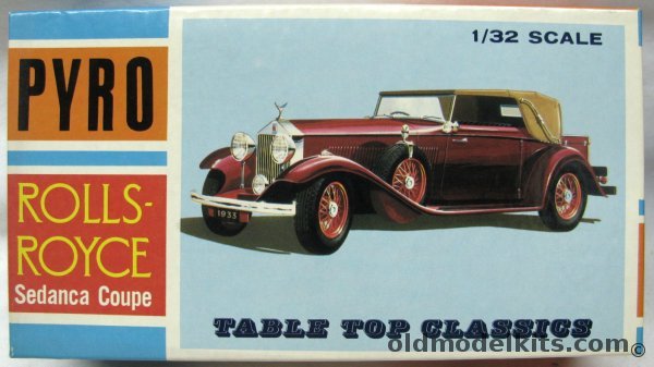 Pyro 1/32 1933 Rolls Royce Sedanca Coupe, C347-100 plastic model kit